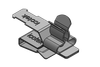 EMC Shield Clamps for Metal Sheet Edges, Pluggable- with or without Integrated Strain Relief - 36783.2 - icotek Corp