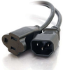 2ft 16 AWG Monitor Power Adapter Cord (IEC320C14 to NEMA 5-15R) -- 2306-29935-002 - Image