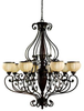 Large Chandeliers-Glass Shade - 634678 - Light Center (The)
