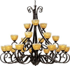 Large Chandeliers-Glass Shade - 29137 - Light Center (The)