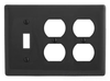 Standard Wall Plate -- NP182BK - Image