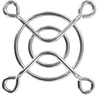 40mm Wire Form Fan Guard, 304 Stainless Steel - 08149-SS - Qualtek Electronics Corp.