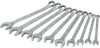10 Pieces 12 Point Metric Mirror Chrome Wrench Set -- MC210 - Image