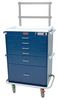 Classic Six Drawer Anesthesia Workstation Combination L.. - 7451 - Harloff Company, Inc. (The)