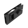 Flush Entry Door Latch, Key Locking, Sealed Design, Fits 12.7 Door Thickness, Aluminum, Black Anodized -- MF-03-110-50