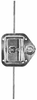 2-Point Recessed Folding T-Latches -- 5710 - Image