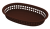 Round End Rectangle Food Baskets - 65875 - U.S. Plastic Corporation