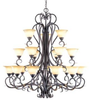2620-24 Large Chandeliers-Glass Shade - 718452 - Capital Lighting, Inc.