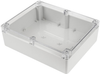 Enclosure, Pc, Small, Light Grey/clear; Enclosure Type Hammond - 39AH9600 - Newark, An Avnet Company