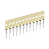 Female Vertical Throughboard Ø0.50mm Contact, 12 per carrier - D01-9791201 - Harwin Plc