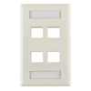 Keystone Faceplates, Frames - FPIHQUAD-FW-ND - DigiKey