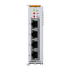 EL6254 | EtherCAT Terminal, 4-port communication interface, Modbus TCP, client/server New