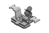 EMC Shield Clamps for C Section Rails C30- with or without Integrated Strain Relief - 37612.150 - icotek Corp