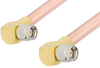 SMA Male Right Angle to SMA Male Right Angle Cable 60 Inch Length Using RG401 Coax, RoHS - PE34223LF-60 - Pasternack