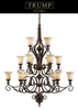 Large Chandeliers-Glass Shade - 347045 - Light Center (The)