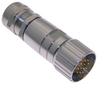 MCV, M23, Field Wireable, 19 Pole, Male Straight, Crimp, 4A - MCV-19MP-FW-CC - Mencom Corporation
