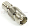 TNC Female (Jack) to QMA Male (Plug) Adapter, Nickel Plated Brass Body, 1.3 VSWR -- SM5579 - Image