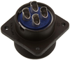 Circular Connector, Receptacle, 4 Position, Panel; Product Range Amphenol Industrial - 07J0128 - Newark, An Avnet Company