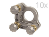 Mirror Mount 10 Pack, Suprema ® SU100-F3K, 1.0 in., 3 Knob Adjustment - SU100-F3K-PK - Newport MKS