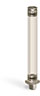 Vented Straight Nylon Liquid Level Gage, 4 1/2” Sight Opening, 1/4” Male NPT Mounting Thread - B3641-40416BA2W - Oil-Rite Corp.