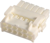 Plug Housing, 12Pos, 2Row, Nylon, Nat; Product Range Amp Te Connectivity - 19J6362 - Newark, An Avnet Company