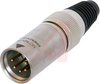 Cable end X-HD series 5 pin male - stainless/gold - 70088446 - Allied Electronics, Inc.