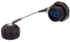 Ruggedized LC IP68 D38999 Jam Nut Receptacle, Duplex, Single Mode w/ Dust Cap - FYC00013 - MilesTek Corporation
