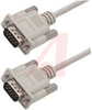 Cable;Premium Molded;Straight;DB9 Male/Male;5 Ft;9 Cond;Light Gray;Stranded - 70126148 - Allied Electronics, Inc.