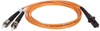Duplex Multimode 62.5/125 Fiber Patch Cable (MTRJ/ST), 2M (6-ft.) -- N308-006 - Image