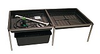 Econo 2-tray system w/reservoir, 3' x 6' x 10