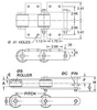 Part # 11713, 84R CHAIN - K2 ATTACHMENT - Image