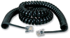 Modular Coiled Handset Black 25 Ft; Connector Type A Black Box - 92B2533 - Newark, An Avnet Company