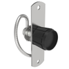 Compression Latch, Self-Adjusting, Large Size, No Restriction, Knob, Rivet/Screw  Installation, Serrated Spring, Steel, Zinc Plated, Bright -- 57-40-411-10 - Image