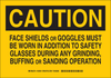 Brady B-302 Polyester Rectangle Yellow Machine & Equipment Sign - 14 in Width x 10 in Height - Laminated - 128537 - 754473-77439 - R. S. Hughes Company, Inc.