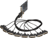 PCIe Bus Serial Board, (16) RS232, (16) DB25 - IC984C - Black Box