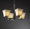 POR-8820-40-WAVE-DBRZ Mid. Chandeliers-Glass Up - 750366 - Capital Lighting, Inc.