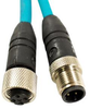 Sensor Cord, 4P, M12 Plug-M12 Rcpt, 5M; Connector Type A Alpha Wire - 01AC2840 - Newark, An Avnet Company