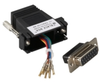Modular Adapter Kit (Unassembled), DB15, Female to RJ-45, 8-Wire, Black - FA4515F-BK - Visual Sound, Inc.