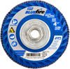 Norton BlueFire ZA Coarse Arbor Thread Plastic Flat Flap Disc - 66623399139 - Norton Abrasives