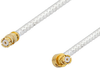 SMP Female to SMP Female Right Angle Cable 72 Inch Length Using PE-SR405FL Coax, RoHS - PE36160LF-72 - Pasternack