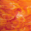 White/Orange-Red Glass - 675-5S - Spectrum Glass Company, Inc.