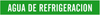 Brady Green Vinyl Self-Adhesive Pipe Marker - 3 1/2 in Character Height - Printed Msg = AGUA DE REFRIGERACION - 83484 - 754473-83484 - R. S. Hughes Company, Inc.