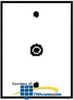 Leviton 1-Gang 1-Phone/Cable .312" Dia. Hole Device.. - 80513 - TelephoneStuff.com