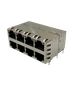 Modular Connectors -- 1001-MTJG-8-88JX1-V-FSG-PG-L16-M310C - Image