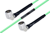Temperature Conditioned N Male Right Angle to N Male Right Angle Low Loss Cable 200 cm Length Using PE-P142LL Coax - PE3M0179-200CM - Pasternack