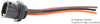 Cir Cable Assy, 4P Rcpt-Free End, 32.8 ; Connector Type A Amphenol Ltw - 03AC8943 - Newark, An Avnet Company