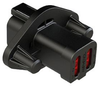 Rcpt Housing, 6Pos, Thermoplastic, Blk; Product Range Amphenol Sine/tuchel - 78Y0471 - Newark, An Avnet Company