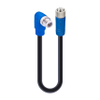 M12 Power Double-Ended Cordset: Male angled to Female - RSWT 4L-RKT 4L-995 - Belden Inc.