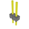 Headers, Male Pins - 612-MTSW-102-08-T-S-280-ND - DigiKey