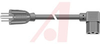 Cord, Power; 10 A; 125 V; 9 Ft. 10 in.;NEMA 5-15 plug; 90 deg. C13 connector - 70125968 - Allied Electronics, Inc.